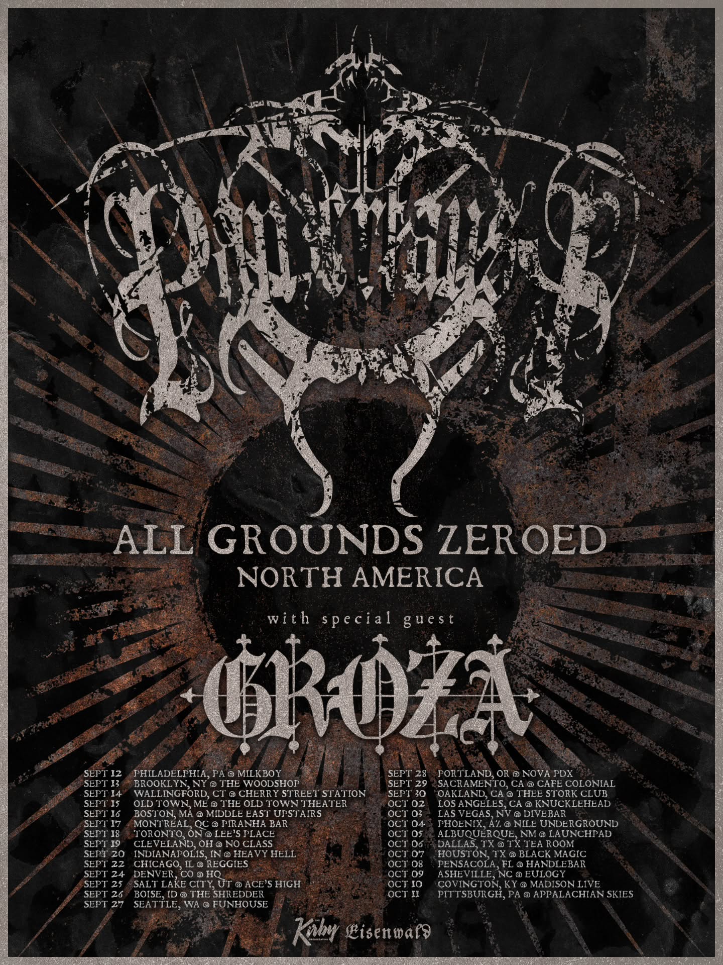 Panzerfaust All Grounds Zeroed Tour Poster